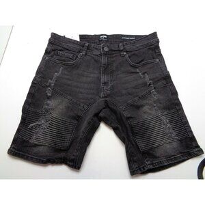 Cotton:on Straight Men's Jeans Shorts Black 30